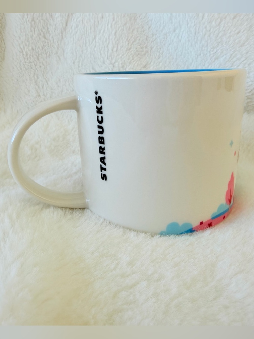 Starbucks 'You Are Here' Disneyland Mug - Fantasyland - Castle Train Matterhorn - Picture 3 of 8